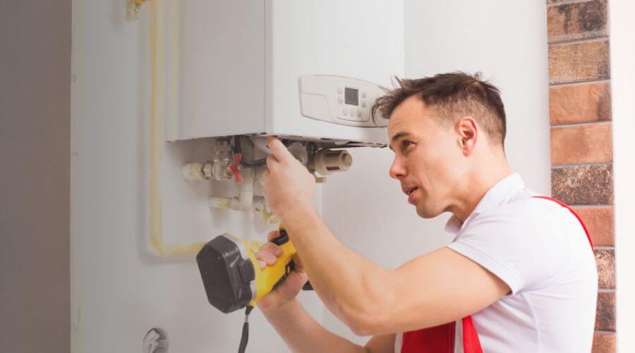 Local water heater installation in Merrifield, MN